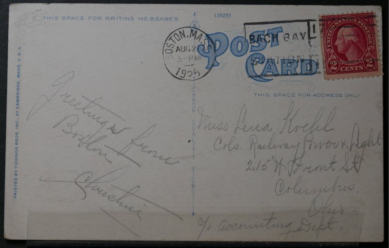 Boston, MA - Court House - 1925