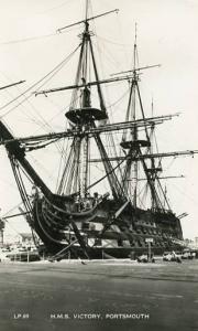 UK - England, Portsmouth - HMS Victory  *RPPC