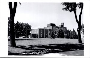 Real Photo Postcard Hamilton County Public Hospital in Webster City, Iowa