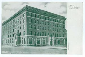 Hotel Stoddard, La Crosse, Wisconsin, WI, UNDivided Back