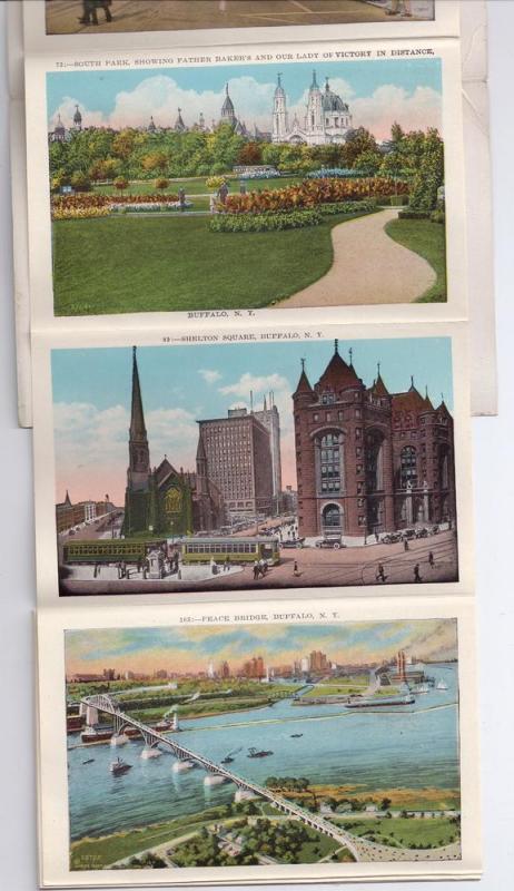 Buffalo NY Vintage Souvenir Folder 20 Views