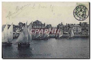 Old Postcard Fishing Boat Havre