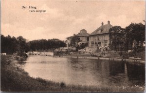 Netherlands Den Haag Park Zorgvliet The Hague Vintage Postcard 09.35