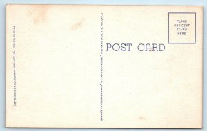 THE CATTLE RUSTLER Postcard Western Theme Storiette c1940s Linen Postcard