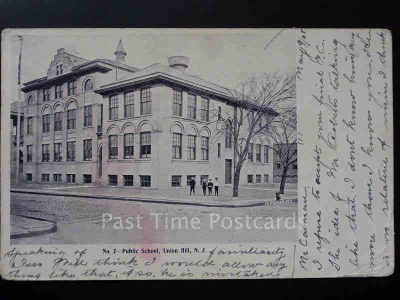 USA: New York PUBLIC SCHOOL, UNION HILL, New Jersey c1905