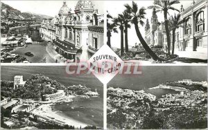 Postcard Modern French Riviera Remember Monte Carlo