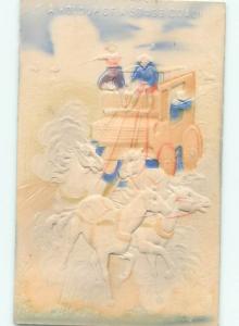 Divided-Back HORSE SCENE Great Postcard AA9443