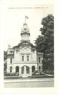 RPPC Postcard; Cabarrus County Court House, Concord NC Unposted