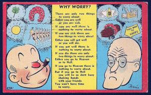 'Why Worry There are Only Two...' Heads of 2 Men Used 1955