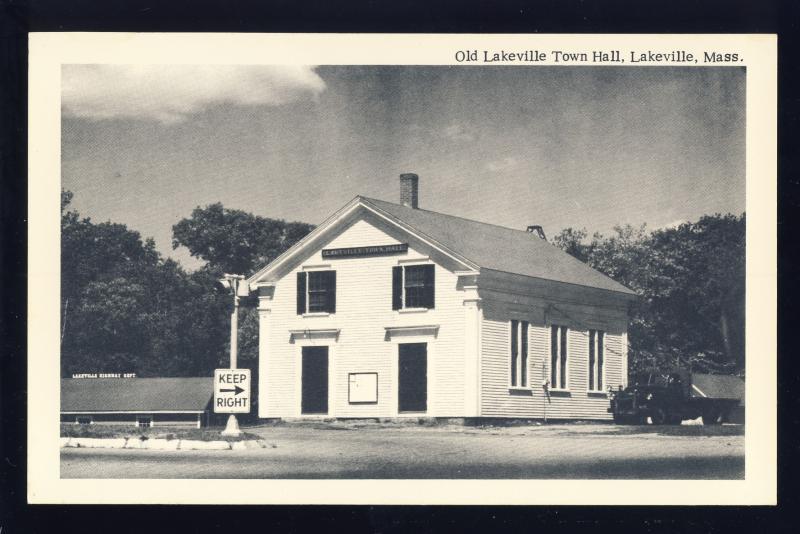 Lakeville, Massachusetts/MA/Mass Postcard, Old Lakeville Town Hall