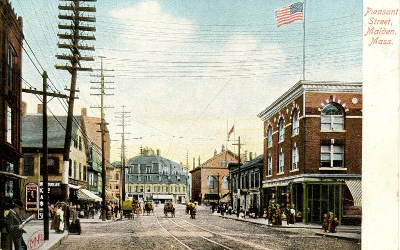 MA - Malden. Peasant Street circa 1900