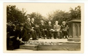 NH - Antrim. Sesqui-Centennial, 1927. Vesper Service, Meetinghouse Hill  RPPC