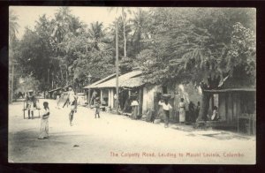 Ceylon  Ethnic Vintage Postcard Colpetty Road