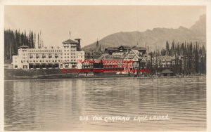 Canada, Alberta, Lake Louise, RPPC, The Chateau, Photo No 218