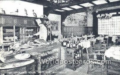 Old Dutch Grill Room Astoria Amsterdam Netherlands Unused 