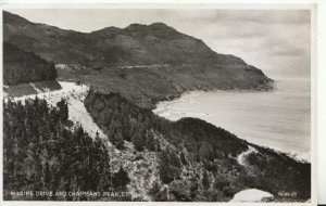 South Africa Postcard - Marine Drive and Chapman's Peak - Real Photo - TZ11876