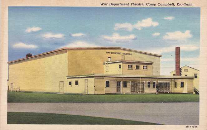 War Department Theatre Camp Campbell KY, Kentucky Linen