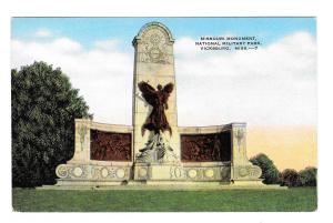 MS Vicksburg National Militray Park Civil War Missouri Monument Vintage Postcard