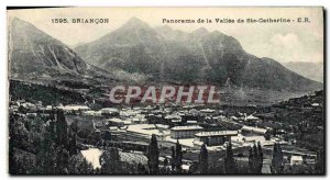 Old Postcard Briancon Panorama De La Vallee St Catherine