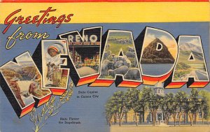 Greetings From Reno, Nevada USA 1948 