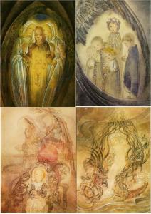Sulamith Wulfing Angel Fairy Flower Spirit Visionary Art Set of 18 Postcards