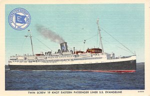 SS Evangeline Eastern Steamship Line Ship 1948 