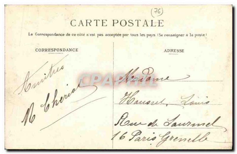 Old Postcard Dieppe Vue Generale