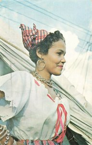 Postcard Martinique French West Indies Maiden In Native Dress Posted 1959