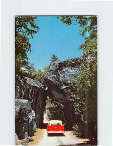 Postcard Arch Rock at park boundary Yosemite National Park California USA