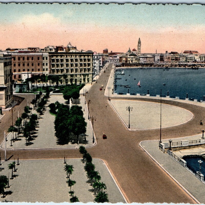 c1950s Barik, Italy Downtown Lungomare Rotunda Lake Como Litho Photo 4x6 PC M5