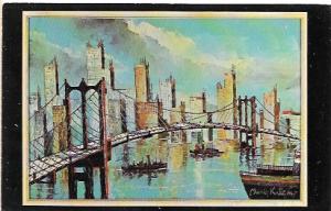 US  New York. Painting by Morris Katz