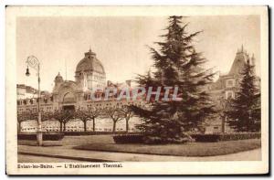 Old Postcard Evian Les Bains L & # 39Etablissement Thermal