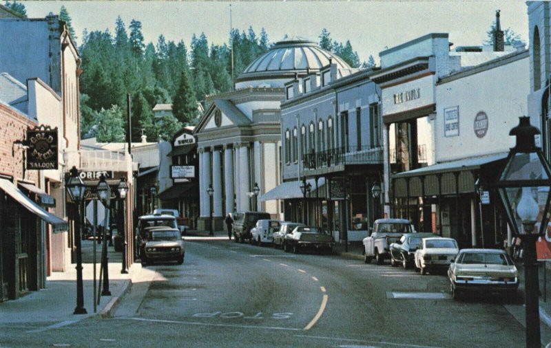 Postcard Mill Street Grass Valley California