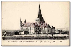 Boscherville St. Martin - Church of Saint George - Old Postcard