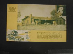 CODY WYO Buffalo Bill Museum Old Postcard
