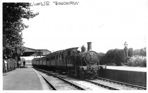 uk52134 bonchurch isle of wight real photo uk train