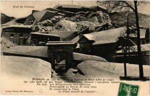 CPA BRIANCON - Porte de Pignerol en Hiver (Effet de neige (453782)