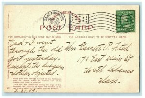 1909 St. Augustine Florida FL Entrance Fort Marion Old Watch Tower Postcard