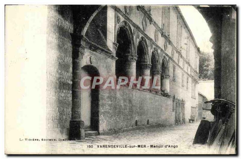 Old Postcard Varengeville Sur Mer Manoir d'Ango Velo