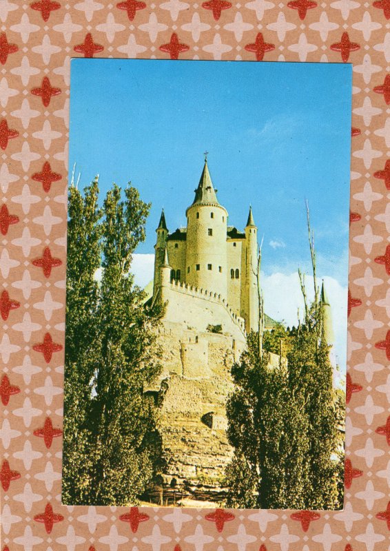 Alcazar, Fortress Palace, Castle In Spain Vtg Postcard Segovia, American Export