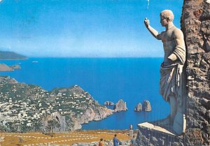 Panoramic View Capri Italy 1954 