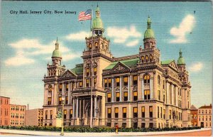 Postcard BUILDING SCENE Jersey City New Jersey NJ AK9919