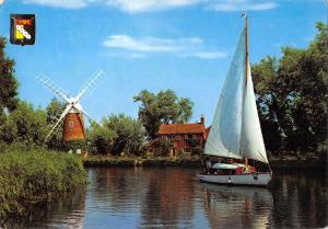 uk6450 mill river ant  uk sailing windmill norfolk