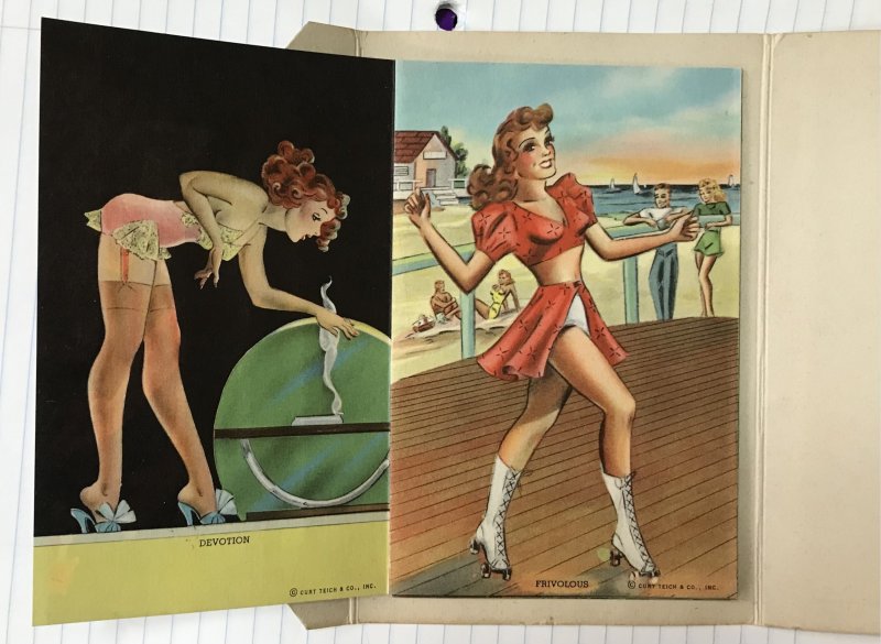 Minsky Bros.  Postcard Booklet “Pin Ups”