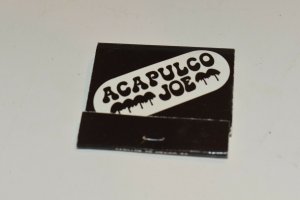 Acapulco Joe More than Just Tee Shirts Acapulco Mexico Puerto Vallarta Matchbook