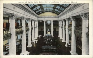 Tuscaloosa Alabama AL University Smith Hall Interior c1920 Postcard