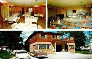 Cedarville MI Michigan BLUE WATER HOTEL~Ida Ullom ROADSIDE CAFE ca1950s Postcard