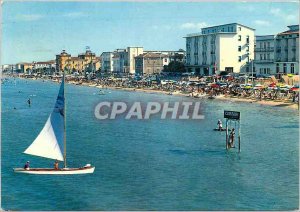 Postcard Modern Bellaria Hotel on the beach