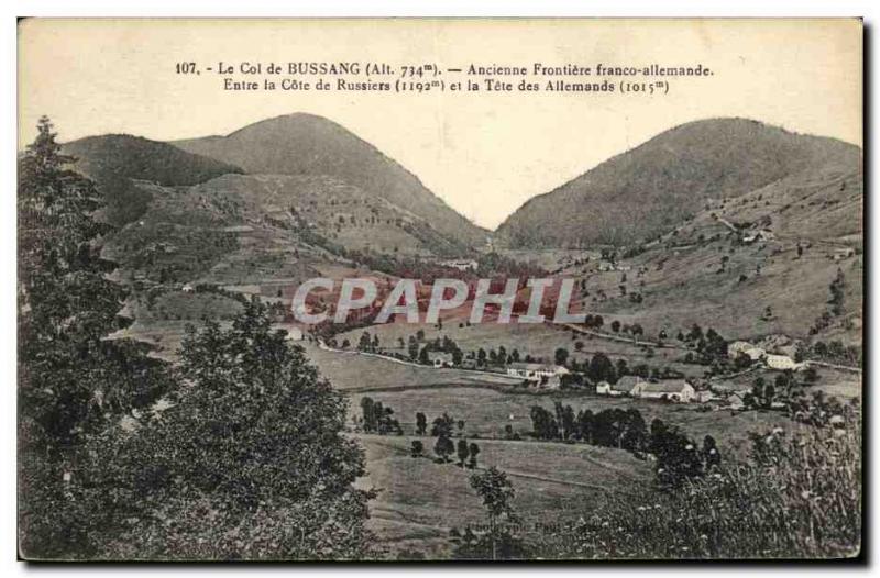 Old Postcard Bussang The Old Pass Frontiere Franco German Between Russiers ra...