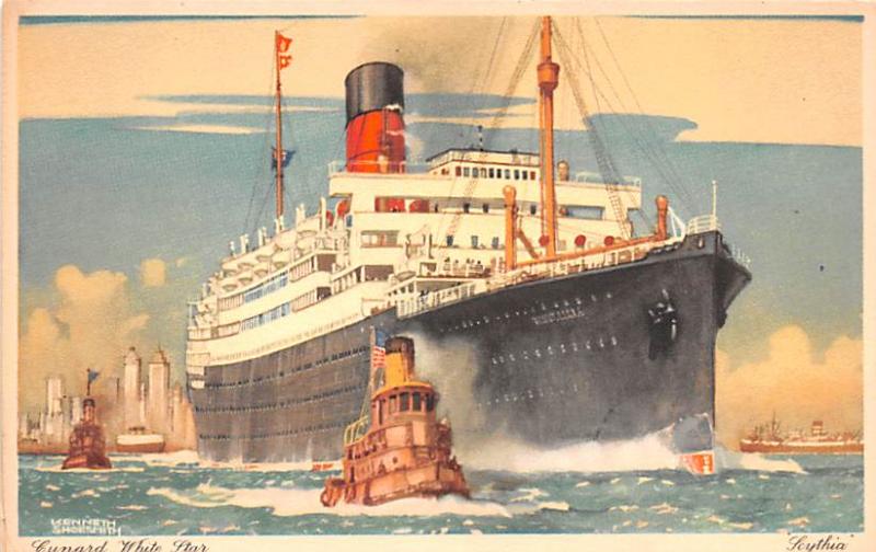 Cunard White Star, Scythia Ship Unused 